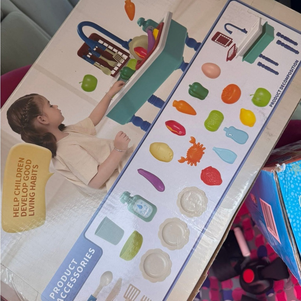 Kids Play Kitchen Set with Accessories